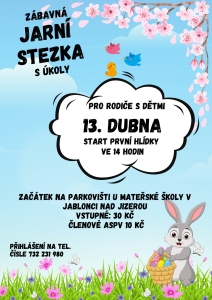 ZÁBAVNÁ JARNÍ STEZKA S ÚKOLY